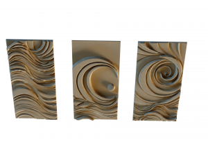 Mural decor set wall panel 31 Modelo 3D