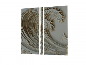 Mural decor set wall panel 33 3Dモデル