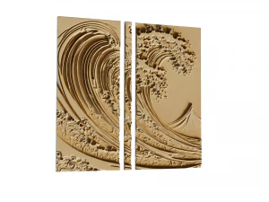 Mural decor set wall panel 33 3D Model