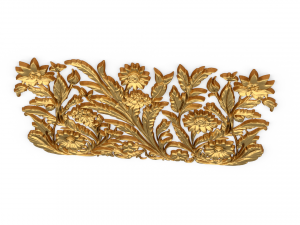 Mural classic flowers decor ornament 12 3D 모델