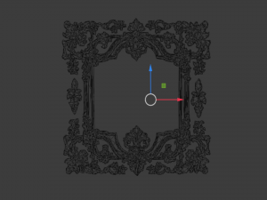 Plaster decorative frame ornament 14 3D 모델
