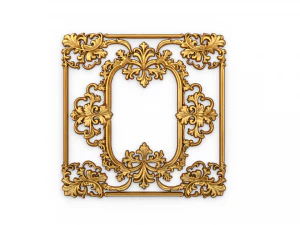 Gips sierlijstornament 17 3D Model