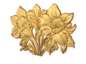 Mural classic flowers decor ornament 16 3D 모델