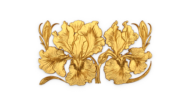 Mural classic flowers decor ornament 17 3D 모델 .c4d .max .obj .3ds .fbx .stl .blend 