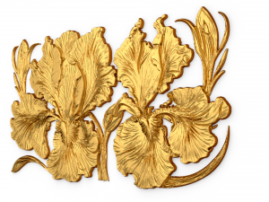 Mural classic flowers decor ornament 17 3D 모델