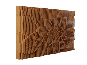 Parametric Wooden Wall Decor - 01 -CNC files for cutting 3D Model