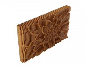 Parametric Wooden Wall Decor - 01 -CNC files for cutting Model 3D