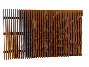 Parametric Wooden Wall Decor - 01 -CNC files for cutting Model 3D