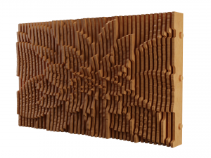 Parametric Wooden Wall Decor - 01 -CNC files for cutting Model 3D