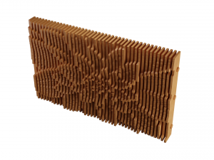 Parametric Wooden Wall Decor - 01 -CNC files for cutting Model 3D