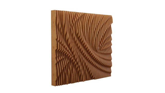 Parametric Wooden Wall Decor - 02 -CNC files for cutting 3D Model .c4d .max .obj .3ds .fbx .stl .blend 