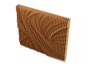 Parametric Wooden Wall Decor - 02 -CNC files for cutting 3D Model