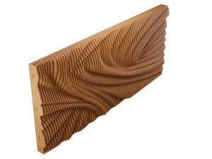 Parametric Wooden Wall Decor - 03 -CNC files for cutting Modelo 3D