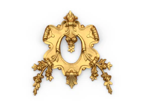 Классический резной декор 470 3D Модель