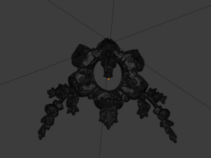 Classic carved decor ornament 470 Modello 3D