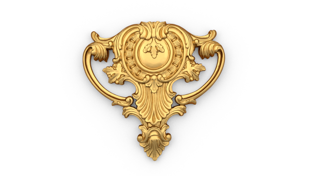 Classic carved decor ornament 471 3D 모델 .c4d .max .obj .3ds .fbx .stl .blend 
