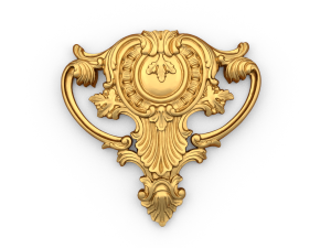 Classic carved decor ornament 471 3D 모델