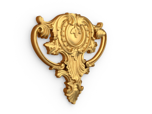Classic carved decor ornament 471 3D 모델