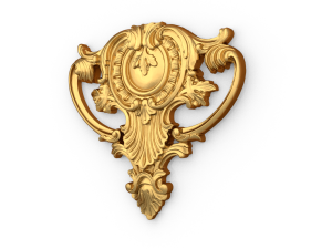 Classic carved decor ornament 471 3D 모델