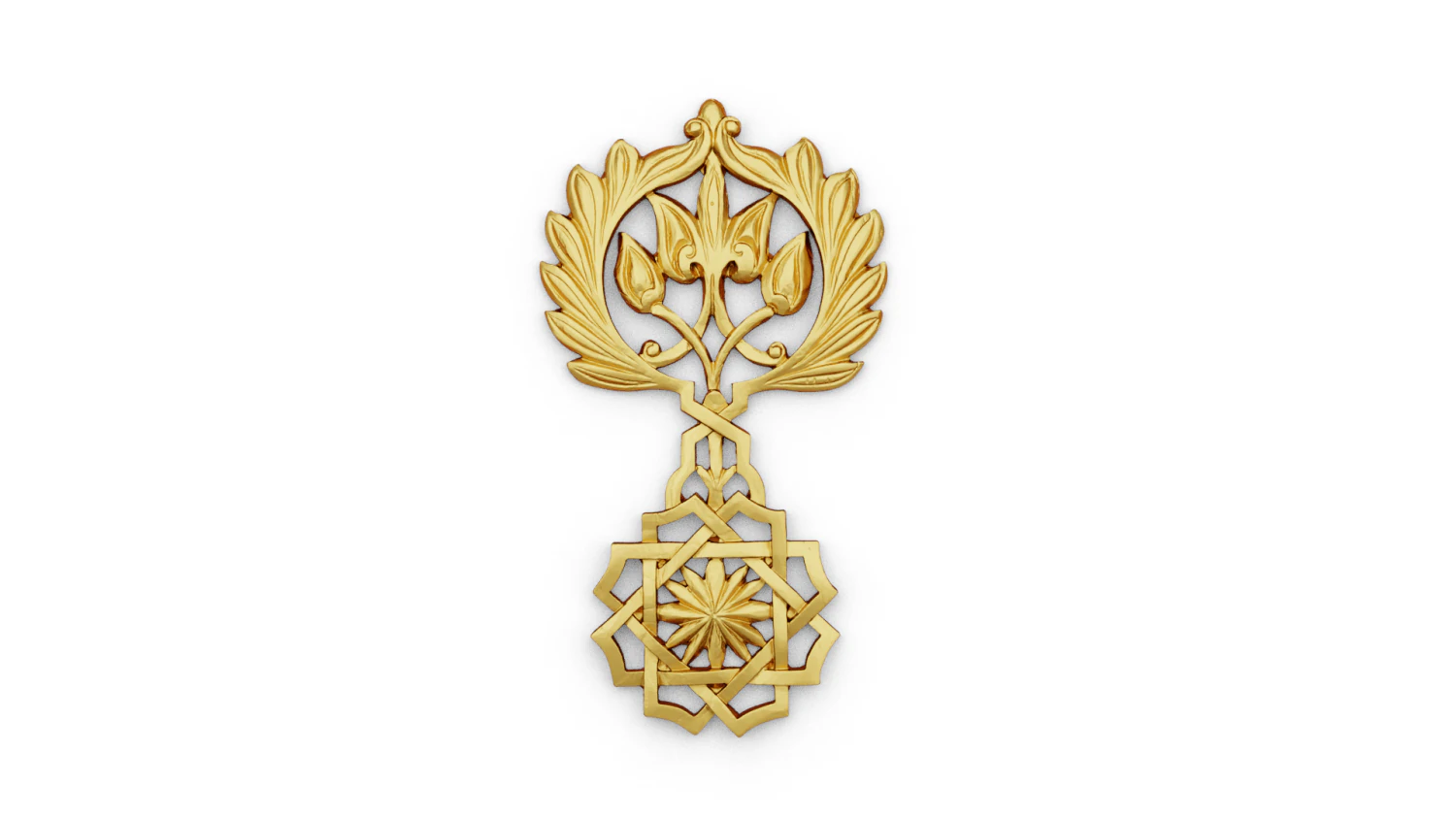 Classic carved decor ornament 473 3D Model .c4d .max .obj .3ds .fbx .stl .blend 
