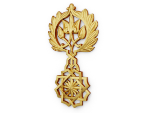 Classic carved decor ornament 473 Modello 3D