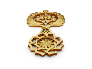 Classic carved decor ornament 473 3D Model