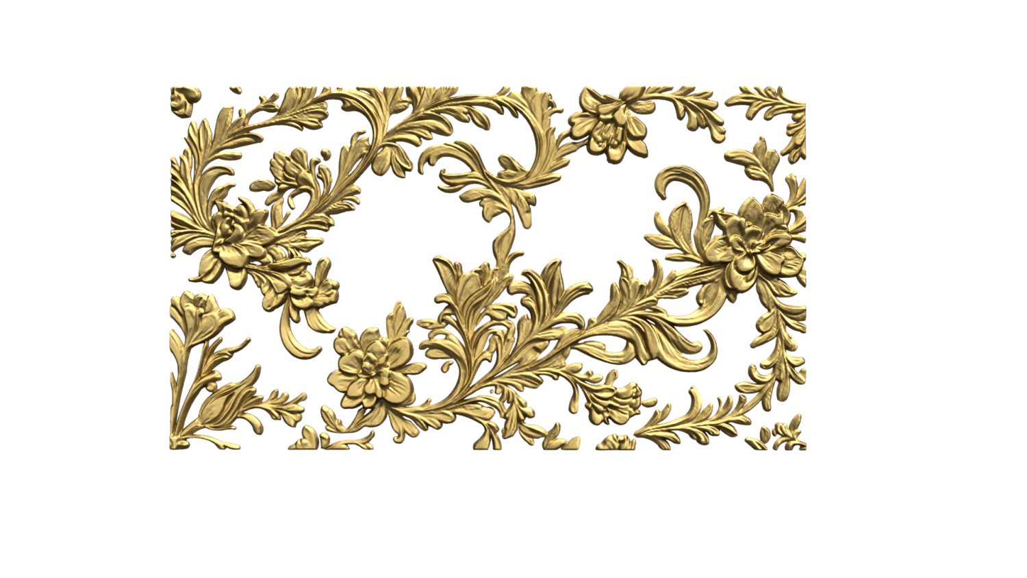 Decorative Ceiling 020 3D Model .c4d .max .obj .3ds .fbx .stl .blend