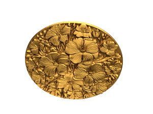 Classic circular carved decor ornament 11 Modello 3D