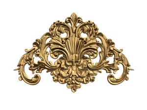 Classic carved decor ornament 475 3D 모델
