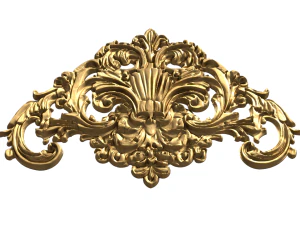 Classic carved decor ornament 475 3D Model