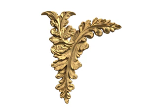 经典角角雕刻装饰摆件 475 3D 模型