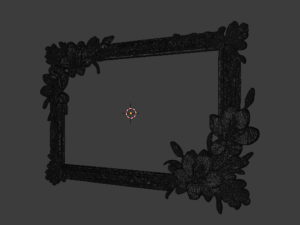Carved frame decor 01 Modelo 3D