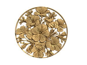 Classic circular carved decor ornament 13 3D 모델