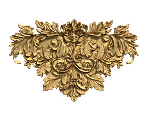 क्लासिक नक्काशीदार सजावट आभूषण 476 3D मॉडल