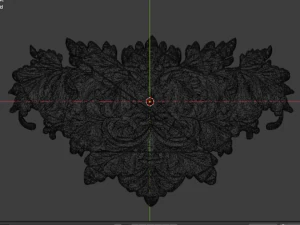 Classic carved decor ornament 476 3D Model