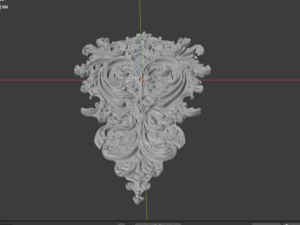 Classic carved decor ornament 477 3D Модель