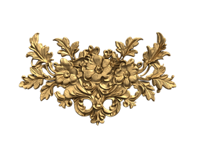 Classic carved decor ornament 478 3D 모델