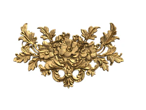 Klassisches geschnitztes Dekorornament 478 3D Modell