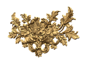 Classic carved decor ornament 478 3D Модель