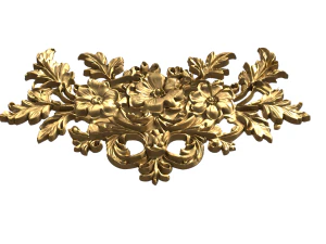 Classic carved decor ornament 478 3D Model