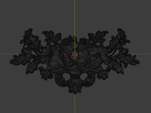 Classic carved decor ornament 478 3D Модель