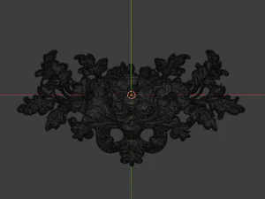 Classic carved decor ornament 478 3D Model