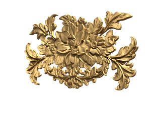 Classic carved decor ornament 479 Modello 3D