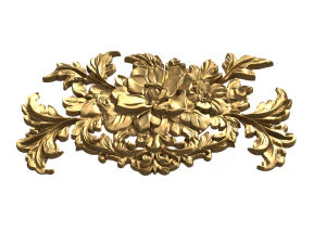 Classic carved decor ornament 479 3D Model