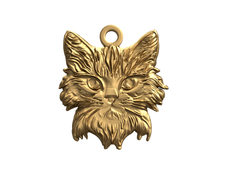 Cat pendant-03 3D print model 3D 모델