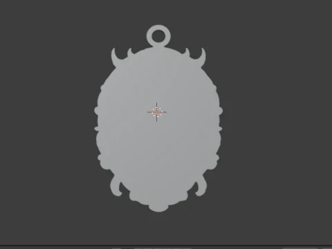 Owl pendant-04 3D print model 3D Model