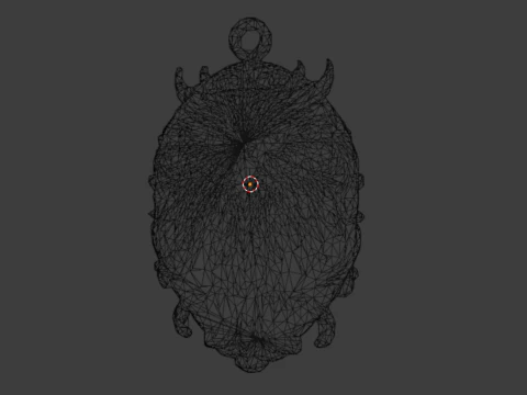 Owl pendant-04 3D print model 3D Model