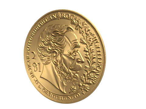 Ancient coin-01 3D print model 3D Model