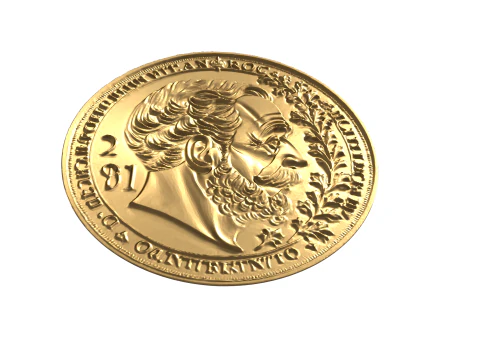 Ancient coin-01 3D print model 3D Model