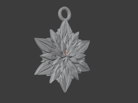 Jewellery pendant-01 3D print model 3D Model